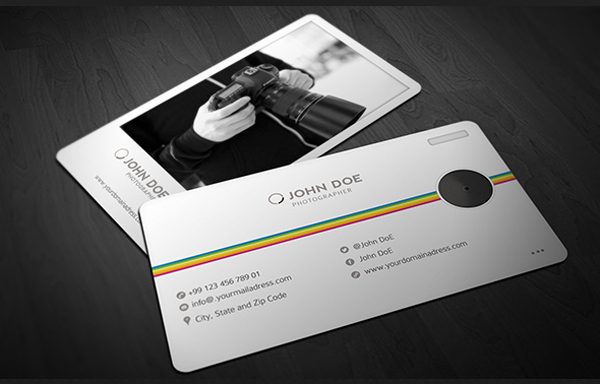 Die Cut Business Card