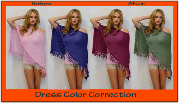 Photoshop Dress Color Correction